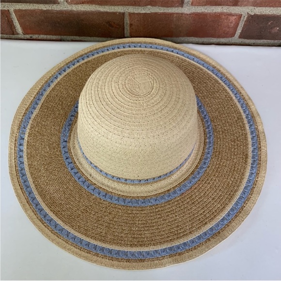 NWT QUAGGA Hat 4.5” brim, light blue and tan - Picture 10 of 15